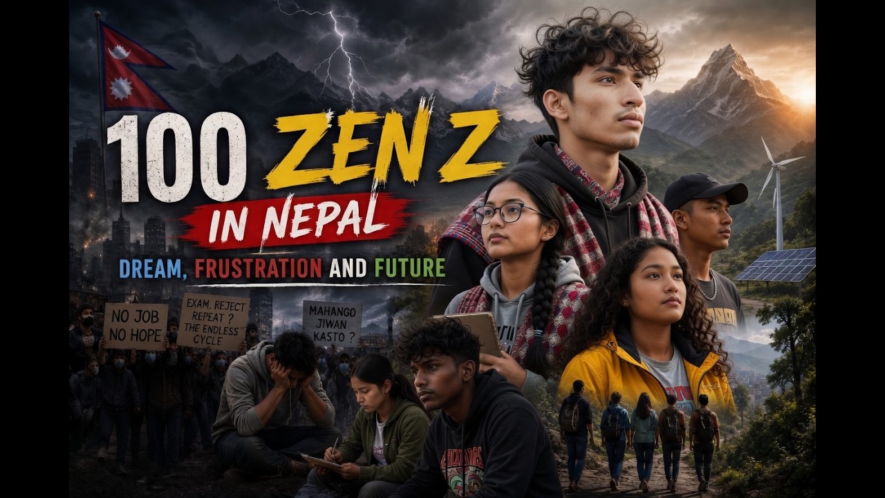 A journey with 100 Gen Z in Nepal: Dream, Frustration & Future | १०० जेन जेड : सपना, संघर्ष, भविष्य