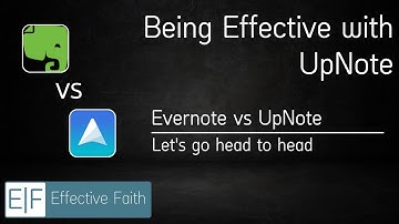 Evernote vs UpNote - Let