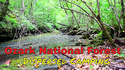 Ozark National Forest Dispersed Camping--Mt Biking--Hiking