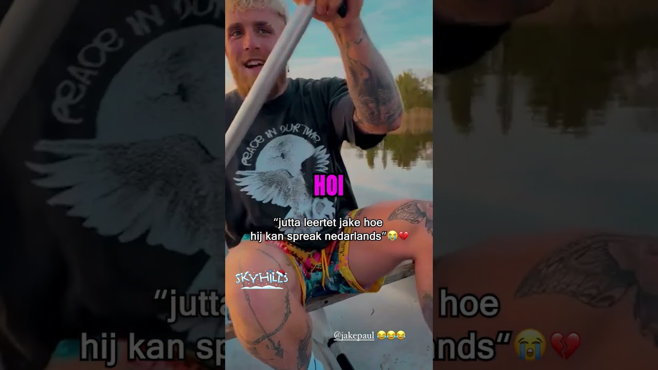 jutta leert Jake paul nederlands😂 #juttaleerdam #jakepaul #nederlands #viraal #shorts