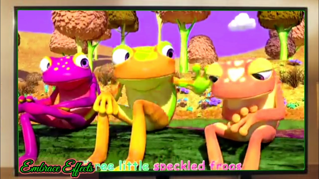 Frog Songs ~ Three Little Speckled Frogs Eating Some Delicious Bugs/Sponsored By Preview2Eff 