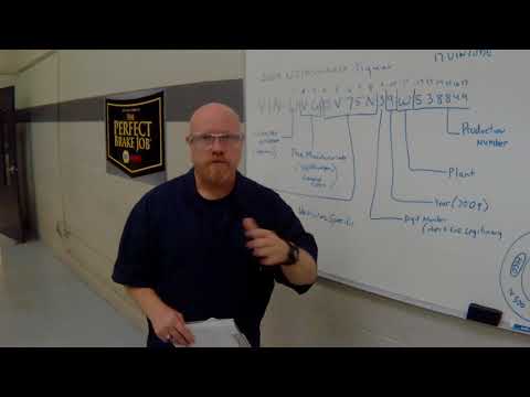 How to decode a Vin number and Tire sidewall Data