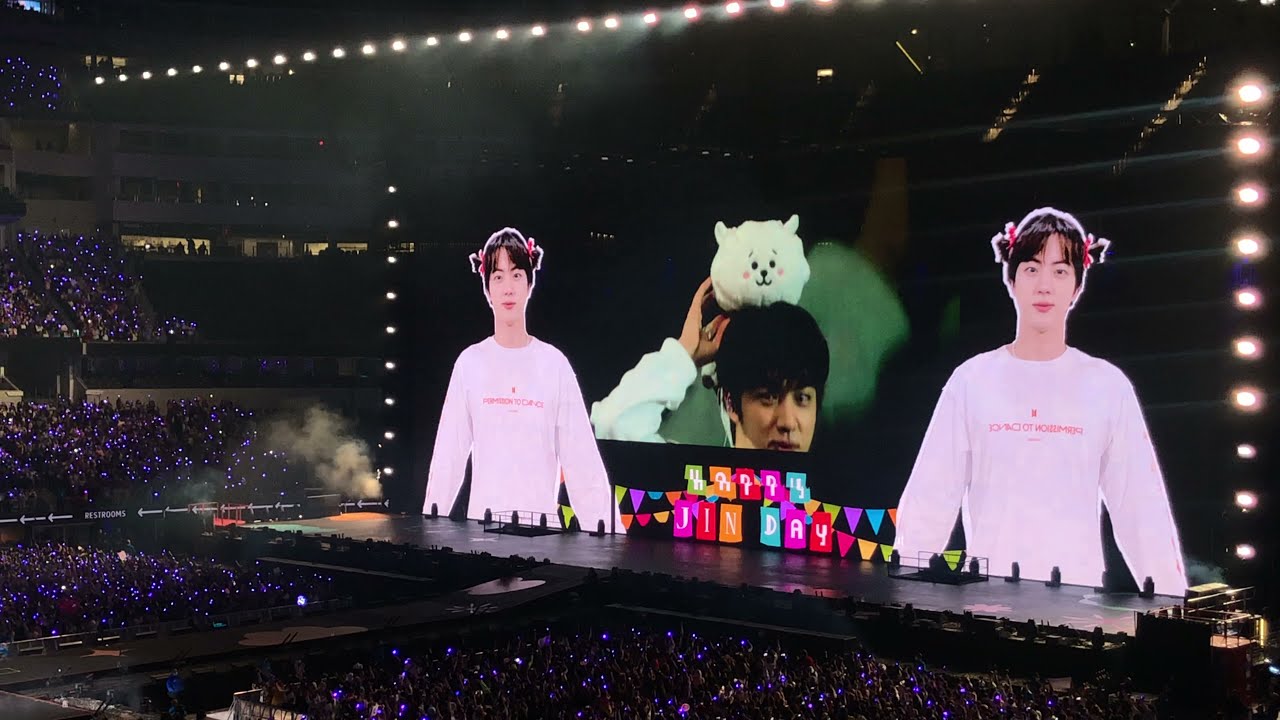 Happy Birthday Jin 💜🎂 BTS SOFI concert day 4 | Jin's Birthday surprise |PTD on Stage ✨