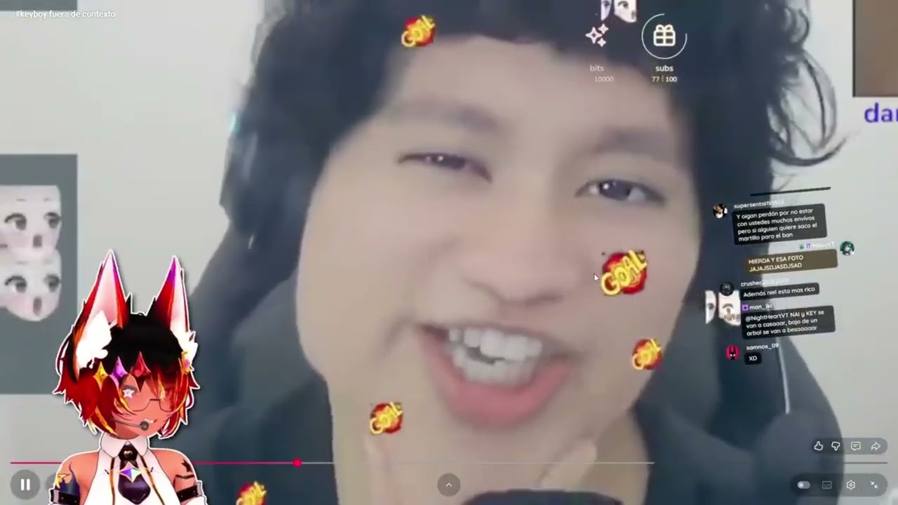 #Nightheart reacciona a #keyboy fuera de contexto