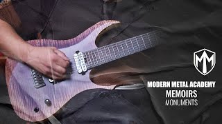 MONUMENTS | Memoirs - One Take Playthrough | MODERN METAL ACADEMY