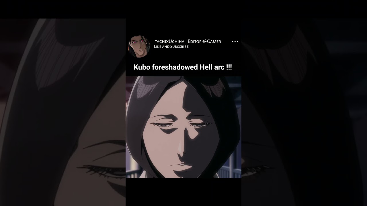 Kubo foreshadowed hell arc !!! 