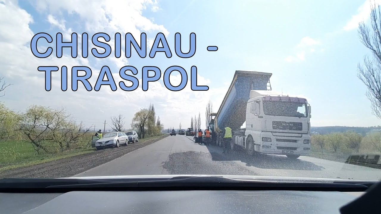Дорога Кишинев - Тирасполь Апрель 2023