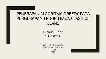 Penerapan Algoritma Greedy dalam Pergerakan Troops pada Clash of Clans