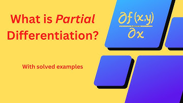 What is Partial derivative?