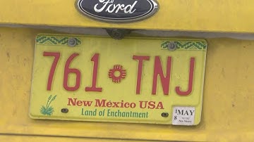 Police encourage people to memorize their license plate numbers