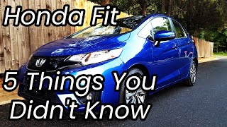 5 Things You Didn't Know About The Honda Fit