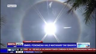 Fenomena Halo Matahari Pukau Warga Lembang