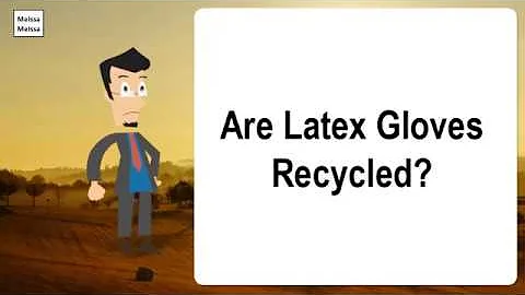 Are latex gloves biodegradable?