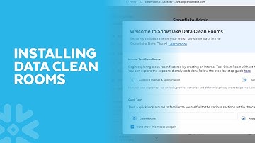 Snowflake Data Clean Rooms: Native App Installation