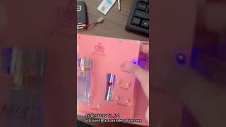Gift box paper bag with sound module and led lights