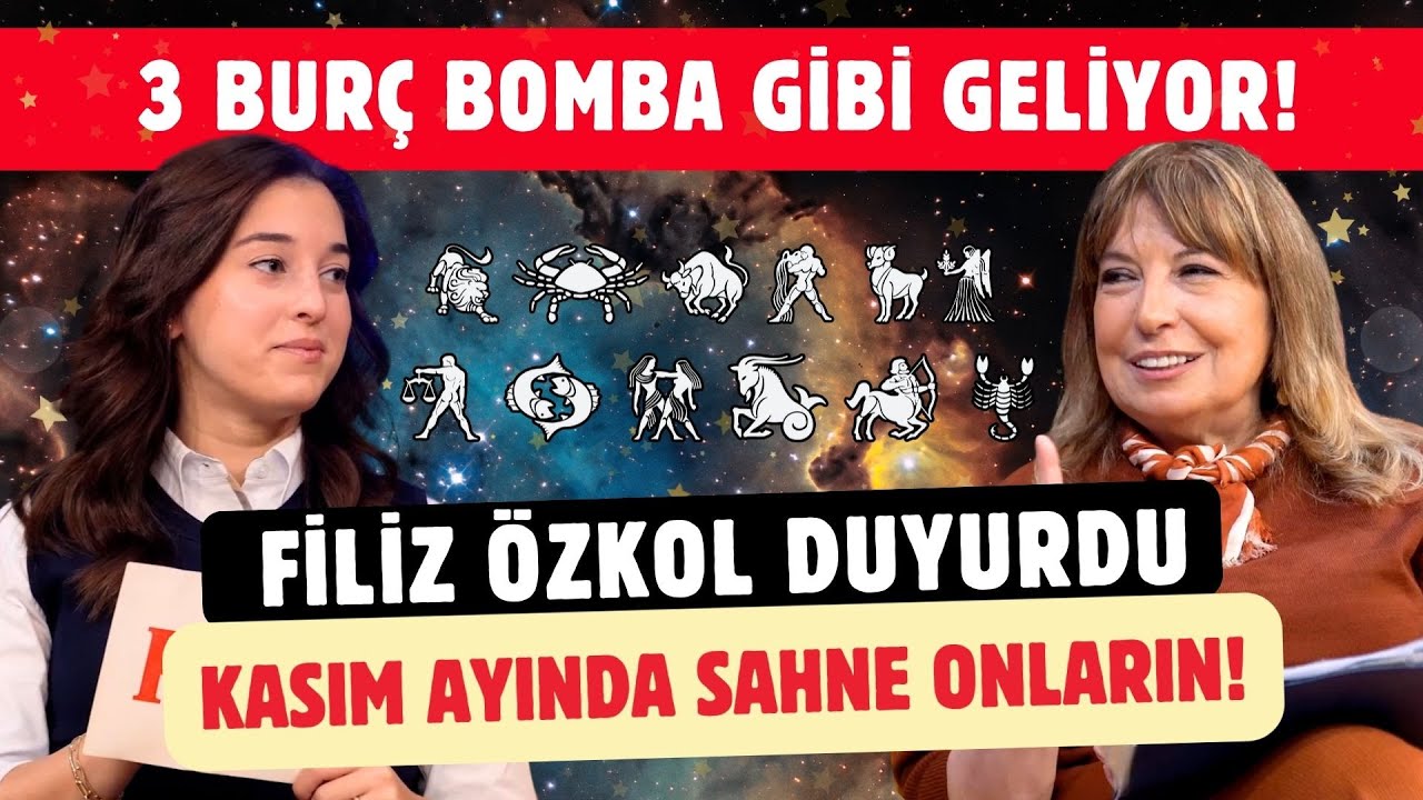3 burç bomba gibi geliyor! Filiz Özkol duyurdu: Kasım ayında sahne onların!