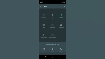 Blackview arrange icons in notification center
