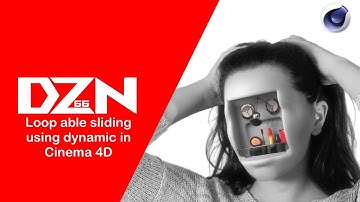 Loop able sliding using dynamic in Cinema 4D￼ R 26