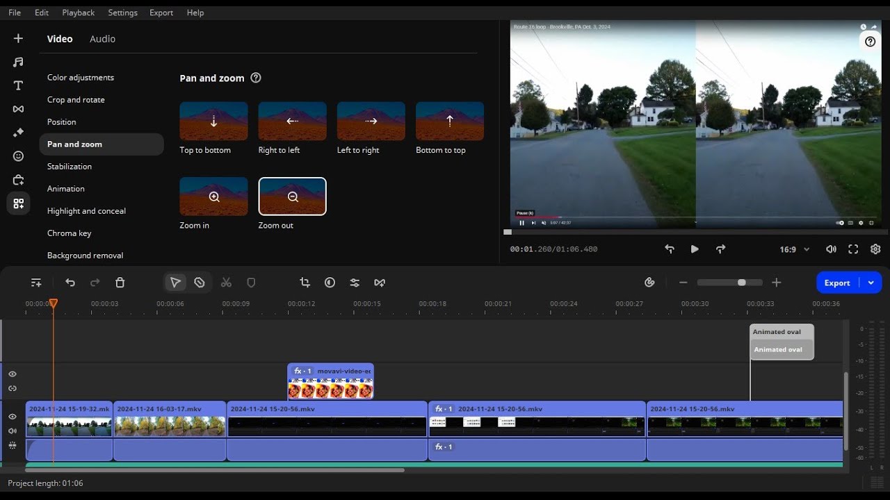 How to make a split screen video - with Movavi. - YouTube