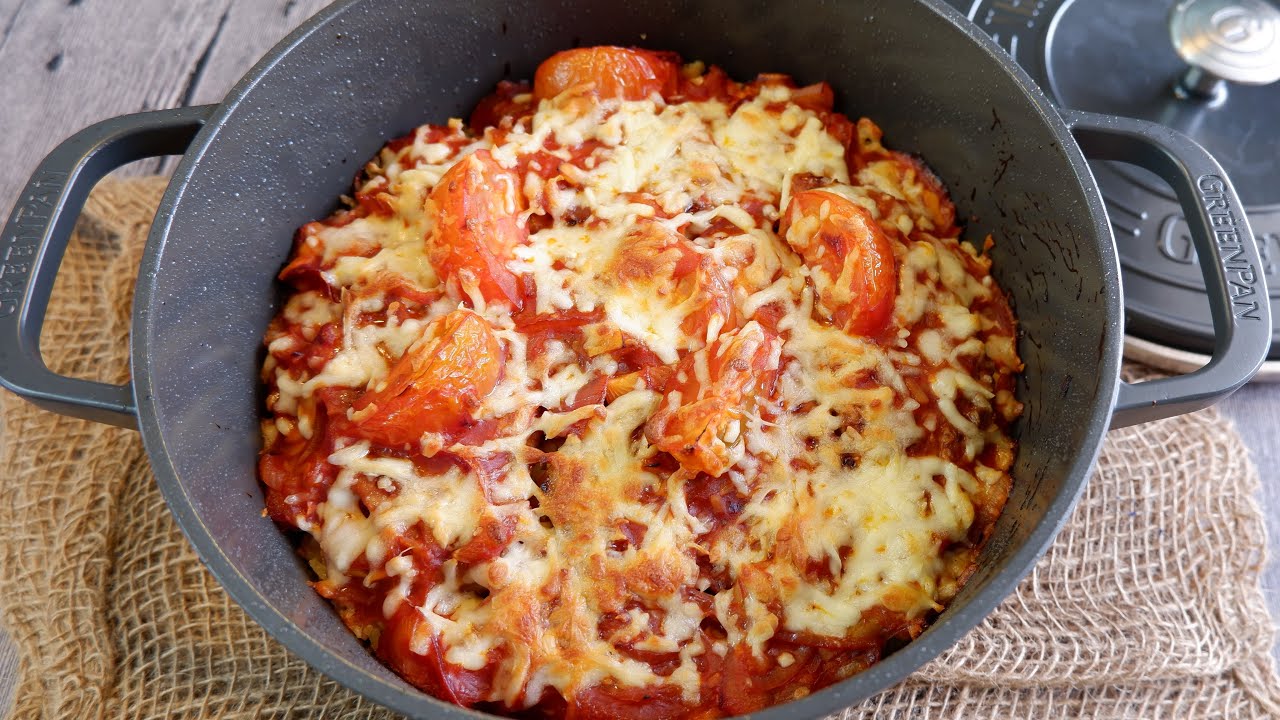 Hong Kong Style Baked Pork Chop Rice  Cheese & Tomatoes over Chinese Fried Rice   Chinese Rice