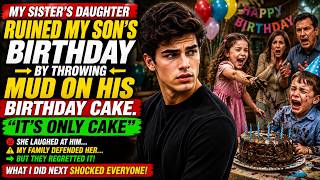 Full My Sister's Daughter Threw Mud On My Son's Birthday Cake#family #familystory News