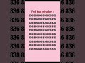 IQ QUESTION🧠💯.. #viral #maths #subscribe #puzzle #iq #test #brain #millionaire #shorts #find🎯🙏
