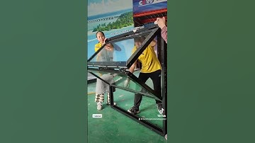 Vertical folding window test#windows #folding #vertical #test #custom #diy #aluminum #aluminium #fyp