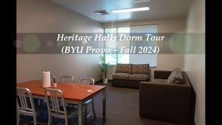 Heritage Halls Dorm Tour  BYU Provo Fall 2024