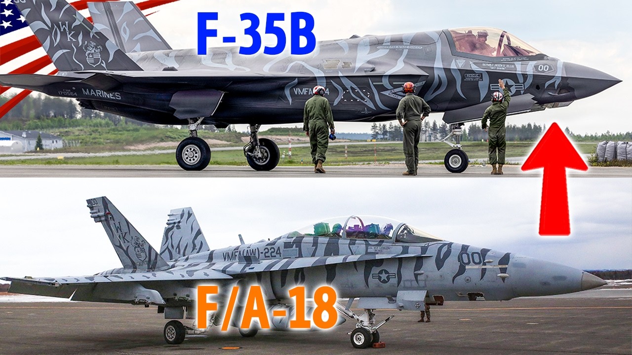 Amazing F-35B Tiger Stripe Livery – US Marines VMFA-224 CO's Jet (WK-00)