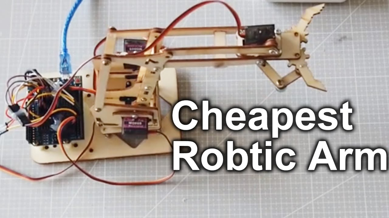 Cheapest Robotic Arms Set on Amazon using Arduino YouTube
