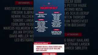 Norway Reveal Star Studded 2026 World Cup Squad Led by Haaland and Ødegaard