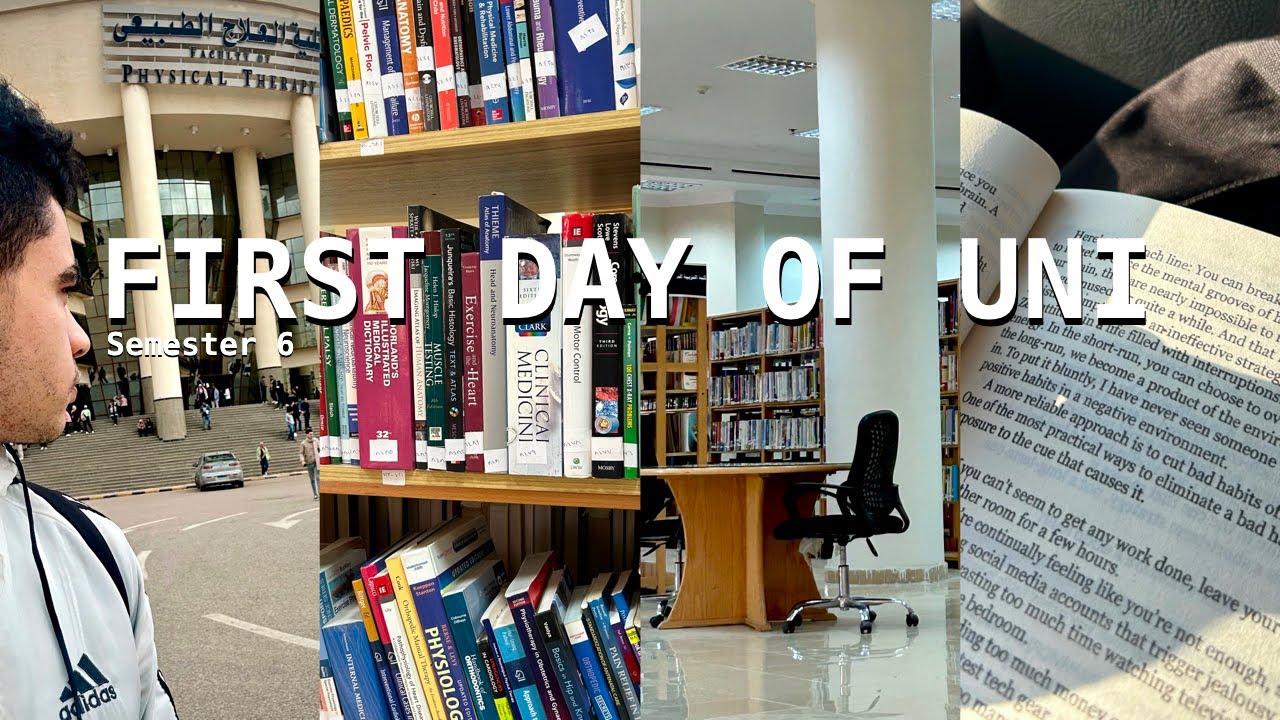 First Day Of Uni VLOG | فلوج أول يوم جامعة - جامعة كفرالشيخ