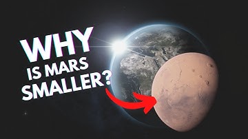 How did Earth get its right size, while Mars got smaller?