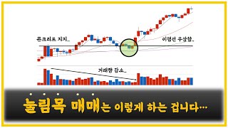 【시나리오 매매#4】 눌림목 매매? 이것만 확인하시면 됩니다... 〔주식.선물.코인〕