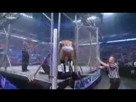 Jeff Hardy Vs CM Punk in Steel Cage Part 1 (8-28-09)