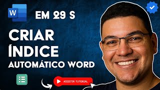 Como Fazer um ÍNDICE Automático no WORD em 29 S