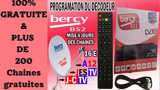 Programmation d'un décodeur Bercy B52 sur 16°/ Mise à jour des chaînes screenshot 5