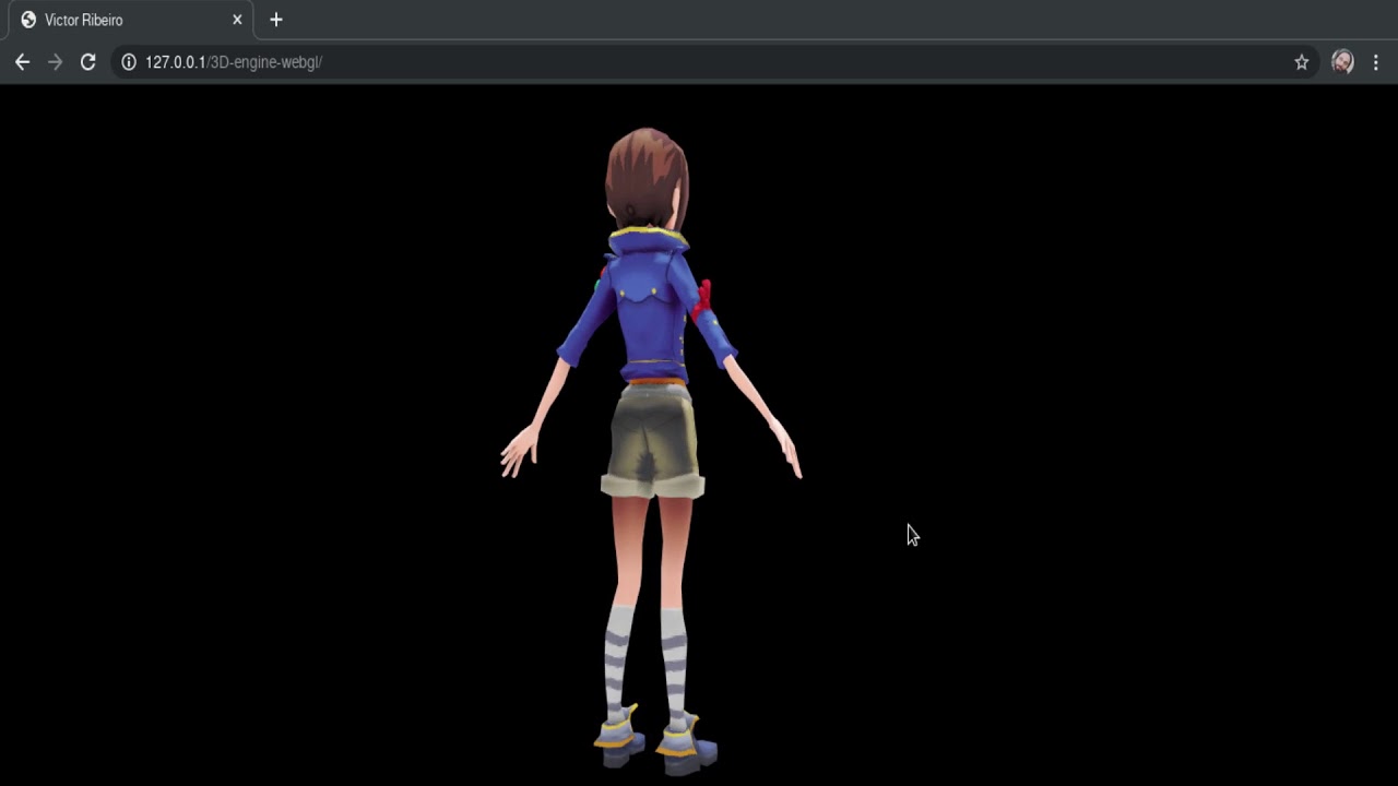 My First 3D engine - Written in JavaScript and WebGL - YouTube