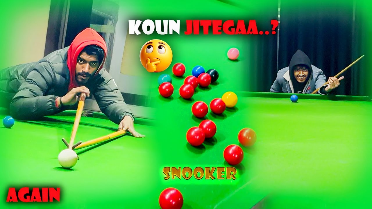 Snooker Game Match | Brothers Battle On Table 🔥