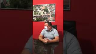 Prefeito de Dom Macedo Costa, Guito da Saúde, e secretária confirmam primeiro caso de Covid-19