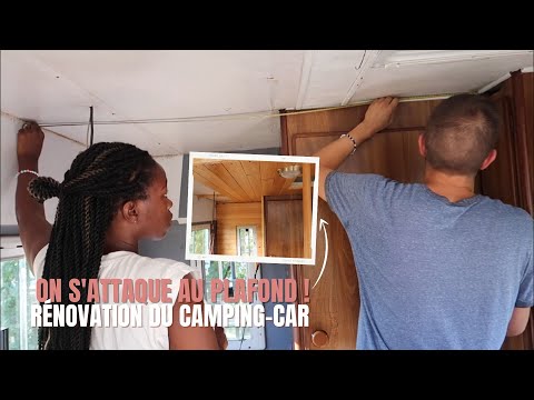 Vidéo: Comment remplacer le tissu de plafond de camping-car (avec des images)