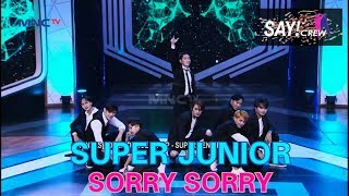 Super Junior - Sorry Sorry At Mnc Tv Cover By Sayjunior