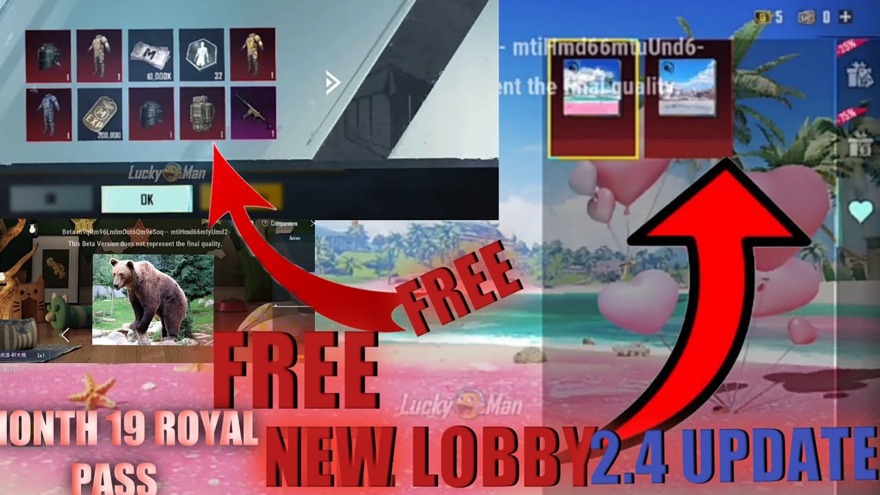MONTH 19 ROYAL PASS 1TO50 RP REWARDS/PUBG MOBILE FREE OUTFIT|NEW LOBBY