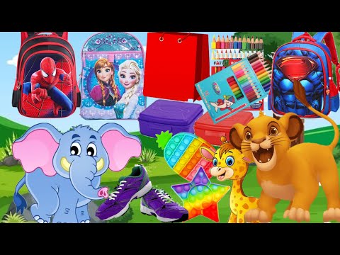 حدوتة الاسد سيمبا يشتري ادوات المدرسه هو واصحابه حواديت اطفال حواديت قبل النوم