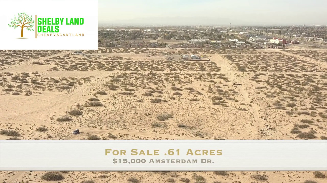 Land For sale: 0.61 Acres in El Paso, TX!