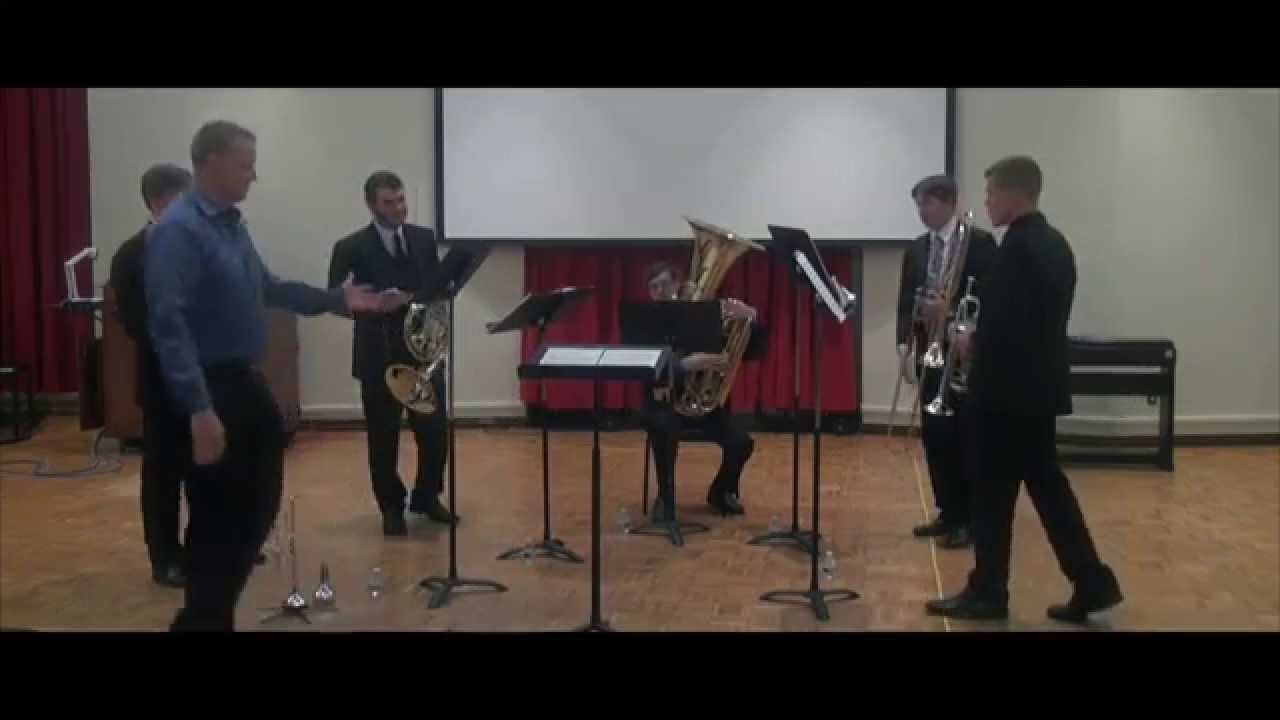 Malcolm Arnold Quintet for Two Trumpets, Trombone, Horn, & Tuba I