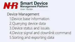 Episode 3: Smart Device Management Platform: Device Management