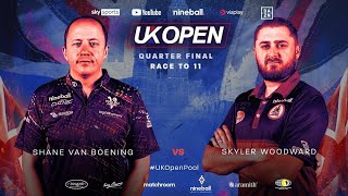 Biliárd UK Open 2022 Quarter-Final Shane van Boening vs Skyler Woodward 2022 05 21 HUN & ENG