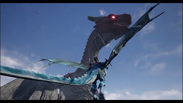 UE4 -  Dragon of Ice and Fire - Indie Game Project (Fly Test)