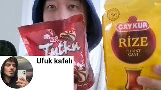 CHINESE ASMR EATING SOUNDS - TURKISH COOKIES & TURKISH TEA